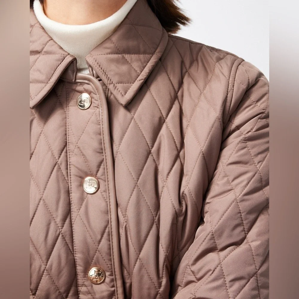 Chico’s Quilted Mid-Length Jacket - Picture 3 of 10